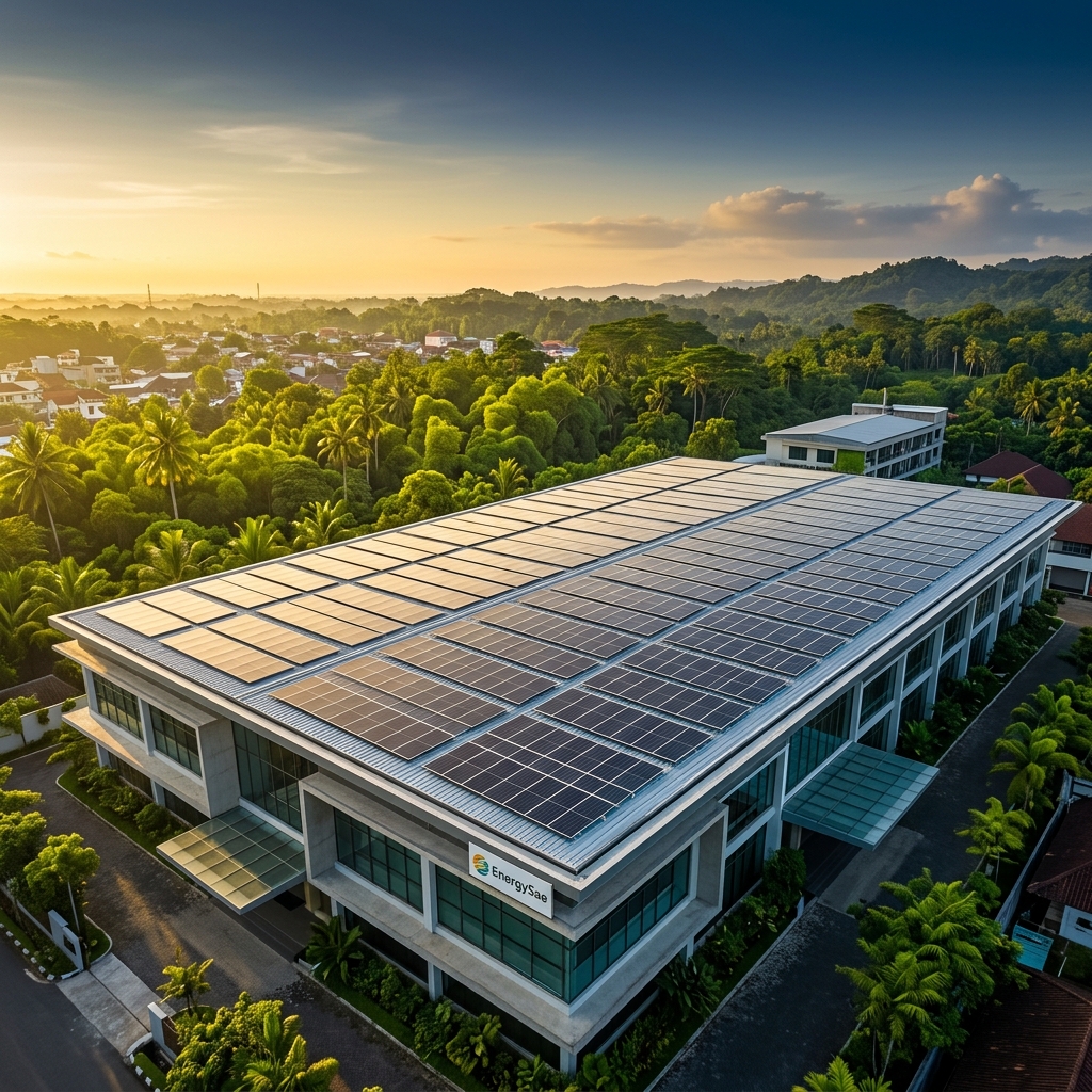 PT Energy SAE Indonesia — Instalasi PLTS Atap & CNG Industri